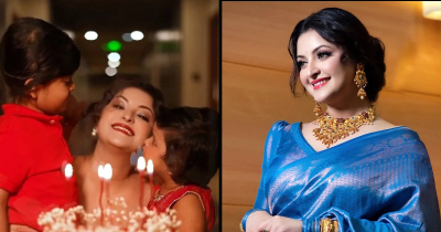 সন্তানদের নিয়ে ঘরোয়া আয়োজনে জন্মদিন উদযাপন পরীমনির